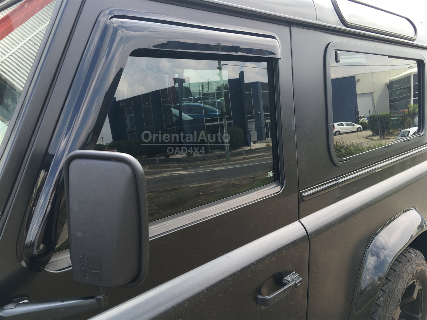 OAD Premium Weathershields Weather Shields Window Visor For Land Rover Defender 1993-2019 2pcs