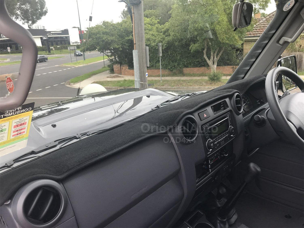 Car Dash Mat for Toyota LandCruiser 70 76 78 79 Series 2009-2023