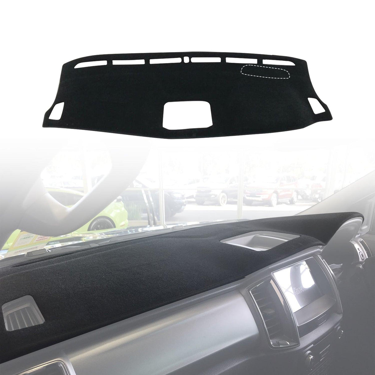 Car Dash Mat for Ford Ranger XL/XLS/XLT/FX4 2015-2022