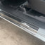 Silver Door Sill Protector for Mazda BT-50 BT50 Dual Cab 2020-Onwards Stainless Steel Scuff Plates Door Sills Protector