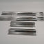 Silver Door Sill Protector for Holden RG series Colorado Dual Cab 2012-Onwards Stainless Steel Scuff Plates Door Sills Protector