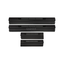 Black Door Sill Protector for Nissan Navara NP300 Dual Cab Stainless Steel Scuff Plates Door Sills Protector