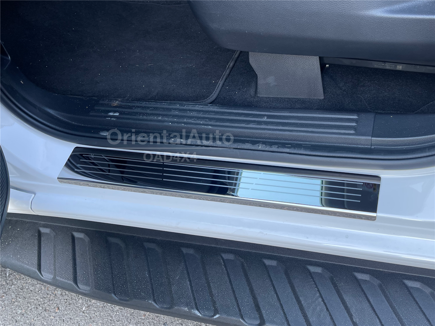 Injection Weather Shields & Stainless Door Sills For Volkswagen All-New Amarok Dual Cab NF Series 2023-Onwards MY23 Weathershields Window Visor Scuff Plates