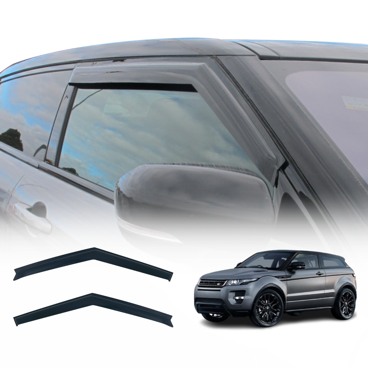Weather Shields for Land Rover Range Rover Evoque 3D L538 2011-2018