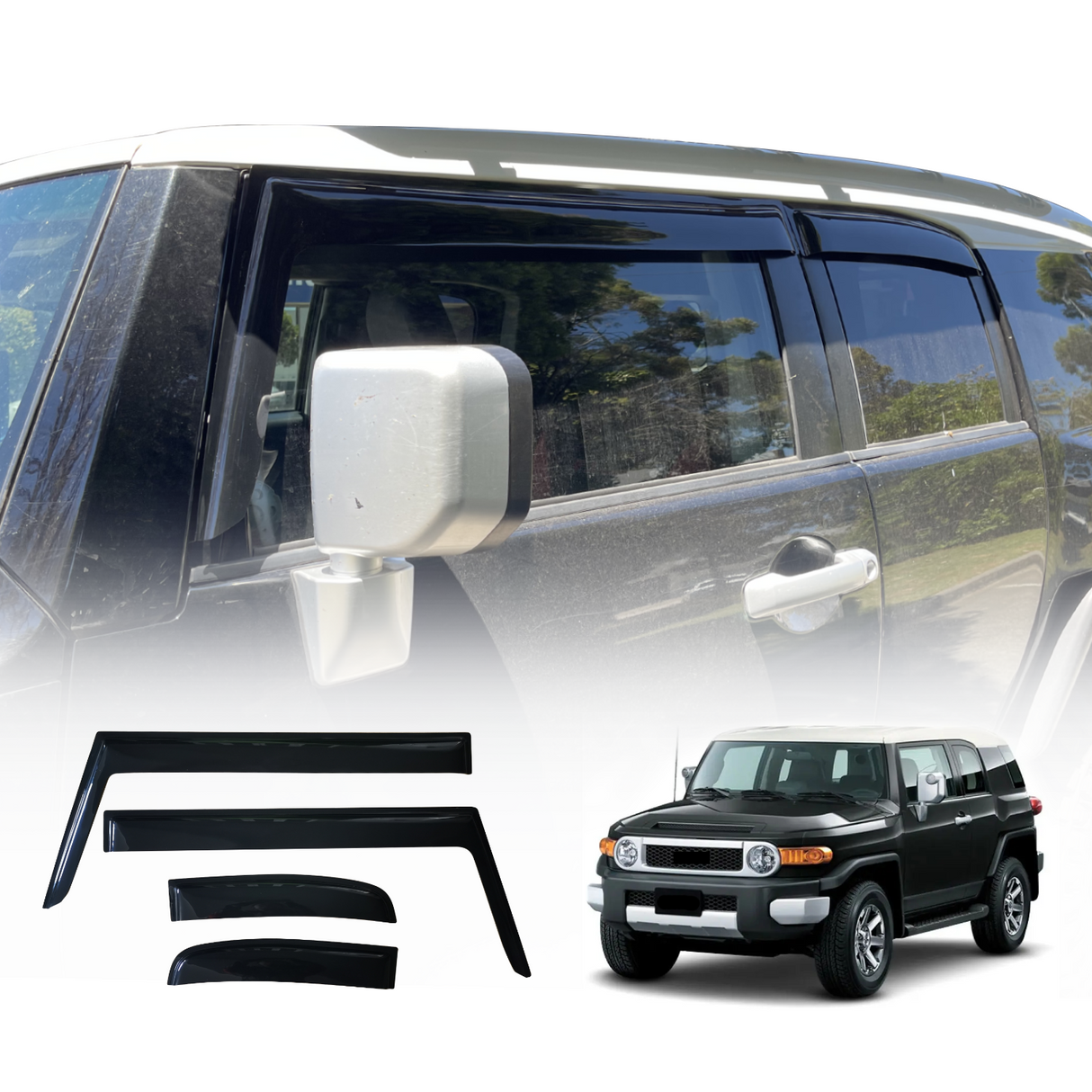 Weather Shields for Toyota FJ Cruiser 2011-2019