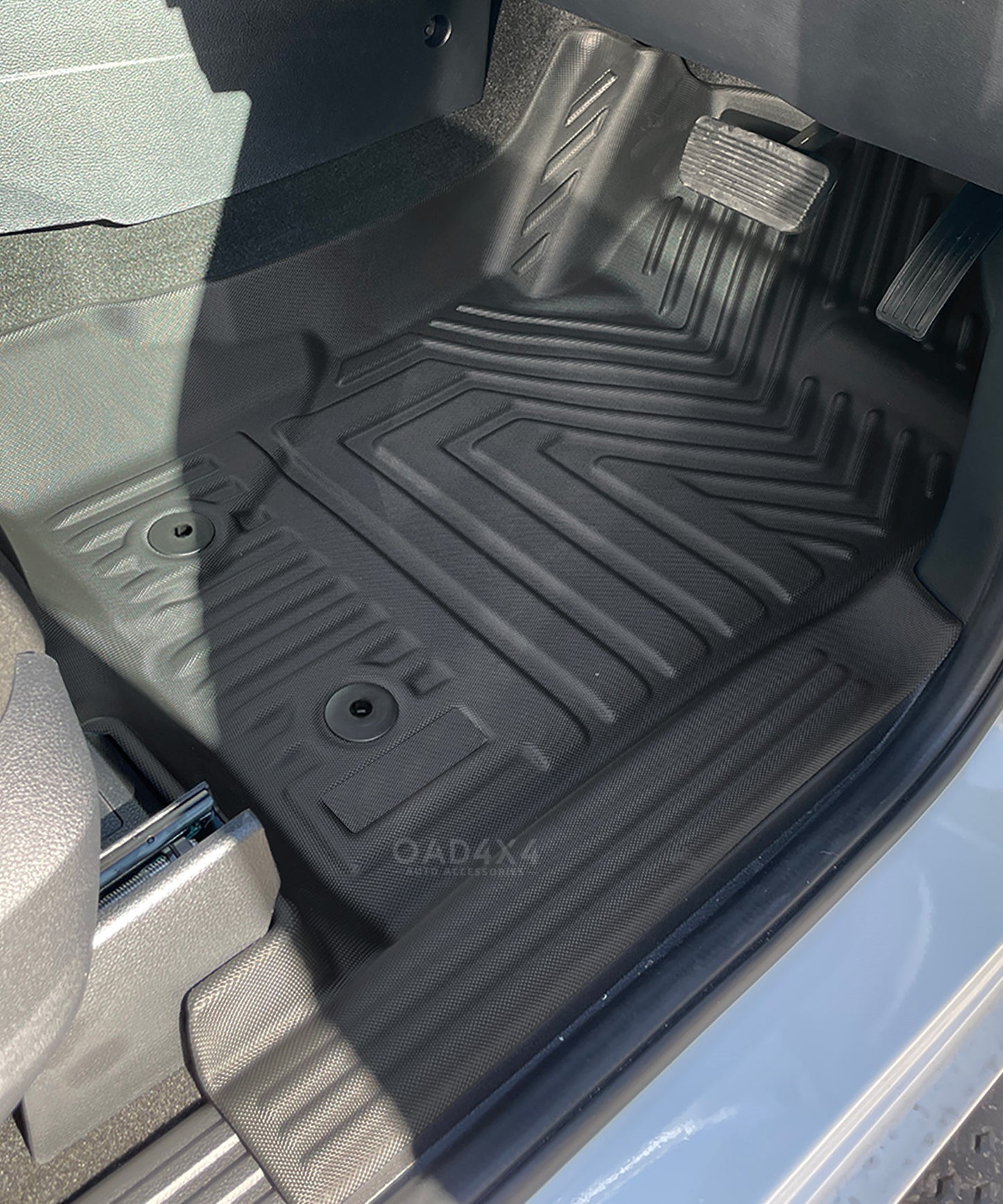 5D Floor Mats fit Volkswagen All-New Amarok Dual Cab NF Series 2023-Onwards Tailored TPE Door Sill Covered Floor Mat Liner Car Mats