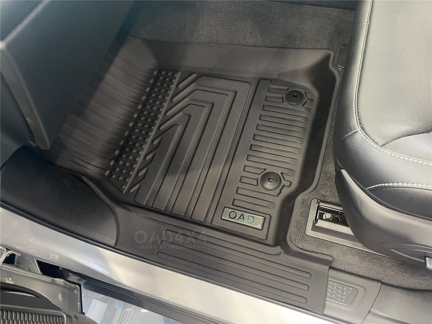 3Rows Floor Mats for Jeep Grand Cherokee L WL series 7 Seats 2021-Onwards Tailored TPE 5D Door Sill Covered Floor Mat Liner