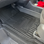 5D TPE Floor Mats 2pcs for Toyota Hiace 2019-Onwards Door Sill Covered Car Mats Floor Mat Liners