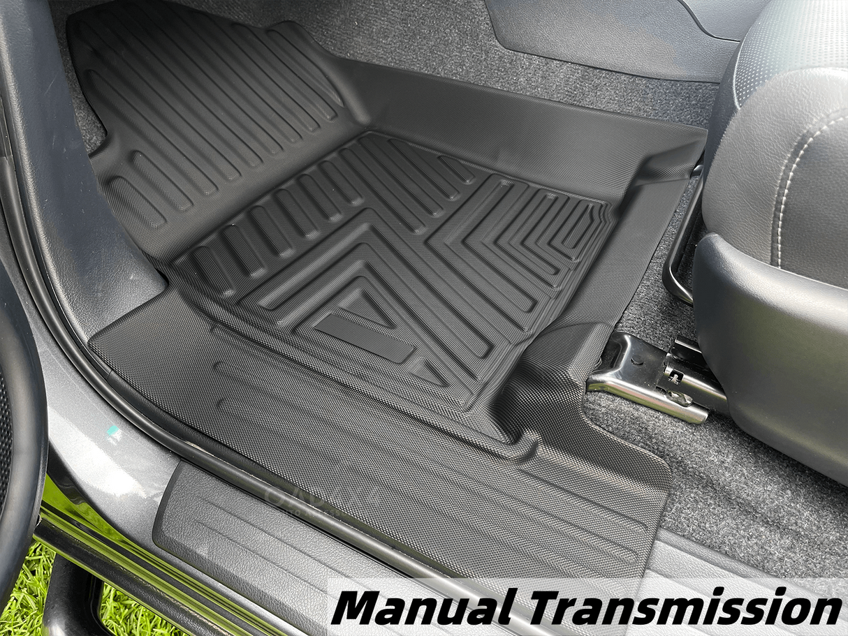 5D TPE Car Floor Mats for Toyota Hilux Single / Extra Cab 2015-Onwards