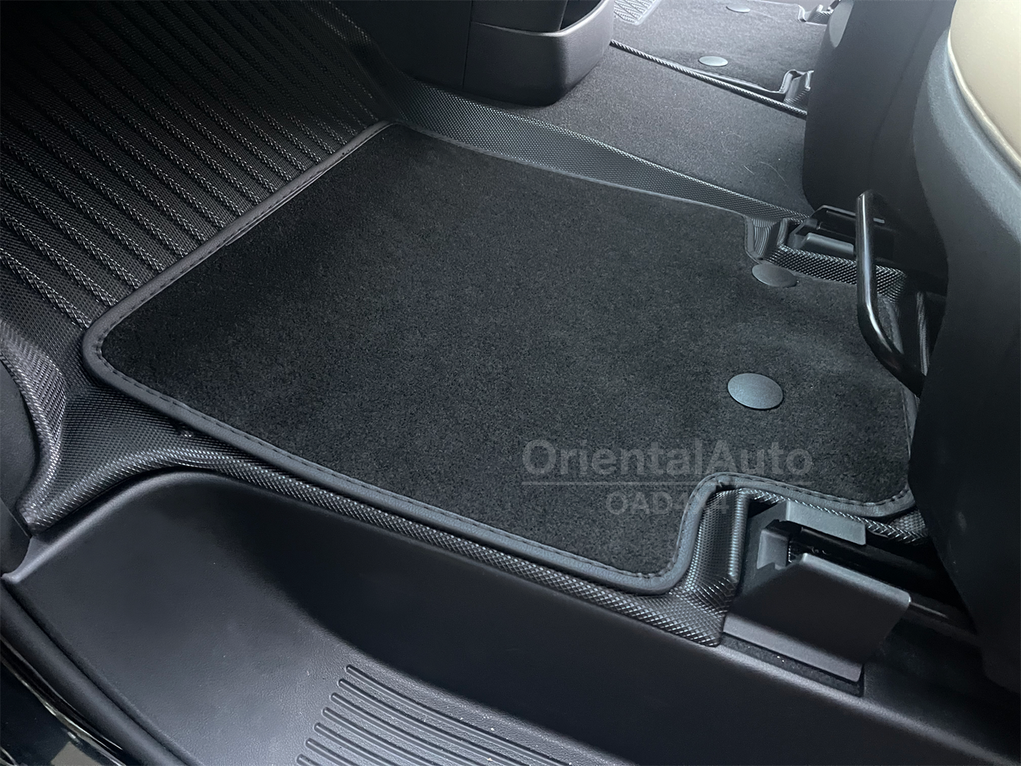 5D TPE Floor Mats for Hyundai Staria 2021-Onwards front 2pcs Car Mats Liner +Upper Detachable Carpet