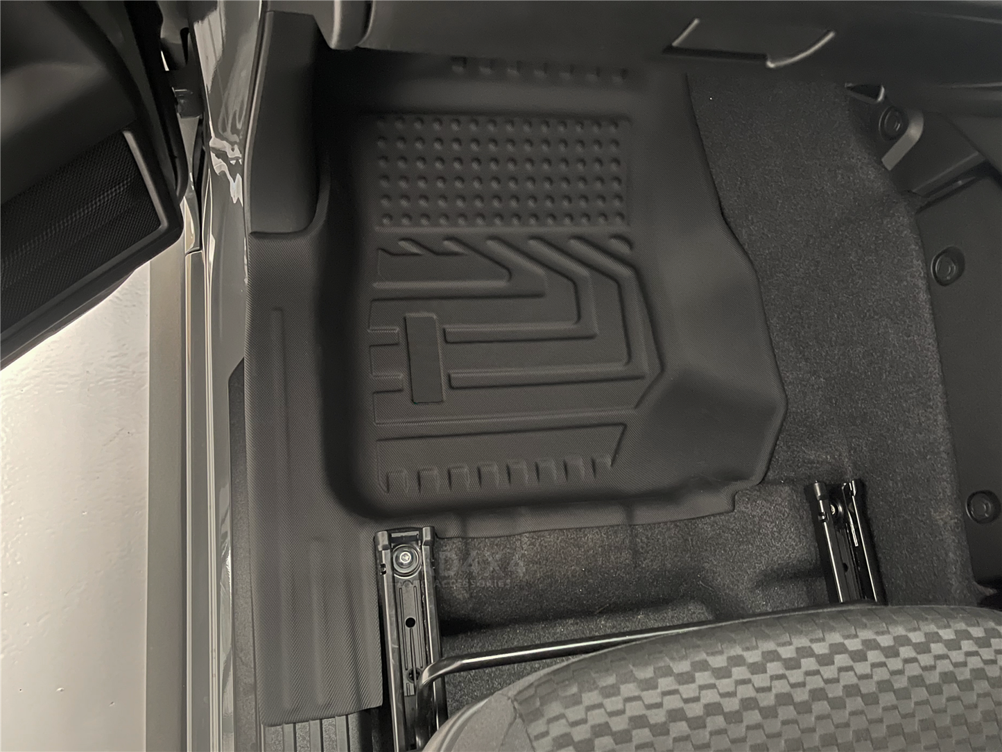 2 Rows 5D TPE Floor Mats & Cargo Mat for Suzuki Jimny 3 Doors Manual Transmission 2018-Onwards Door Sill Covered Car Mats + Boot Mat Liner