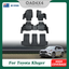 3 Rows 5D TPE Floor Mats for Toyota Kluger 2021-Onwards Tailored Door Sill Covered Floor Mat Liner