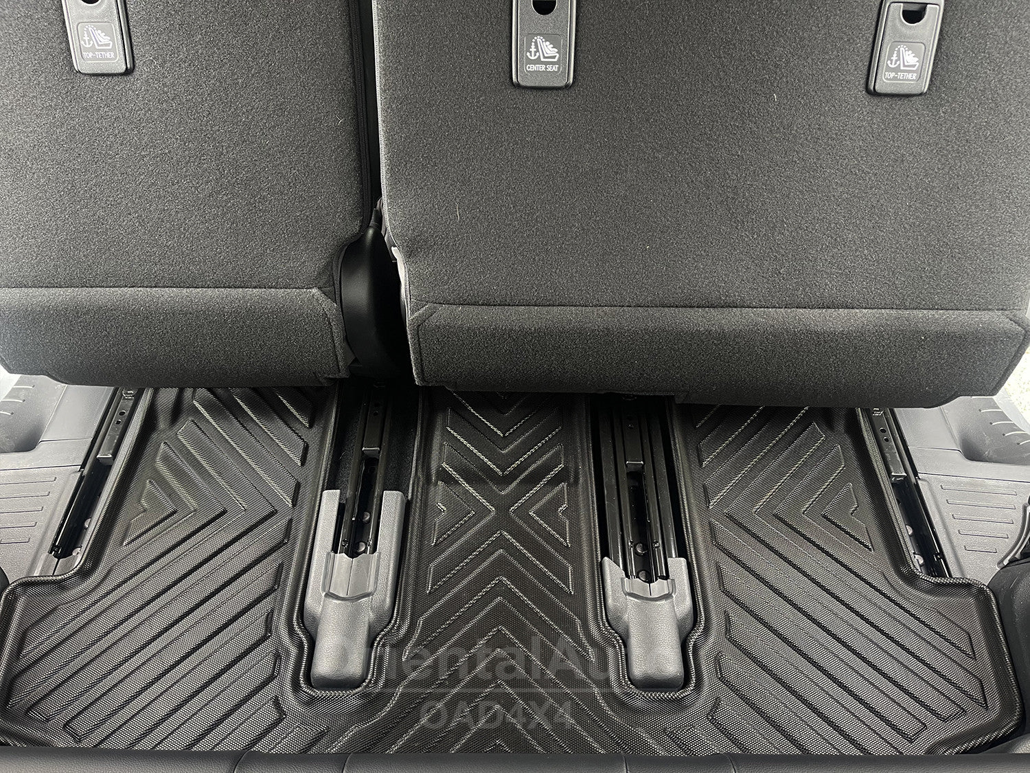 5D TPE Floor Mats 3rd / Third Row for Toyota Kluger 2021Onwards model OAD4X4 Accessories