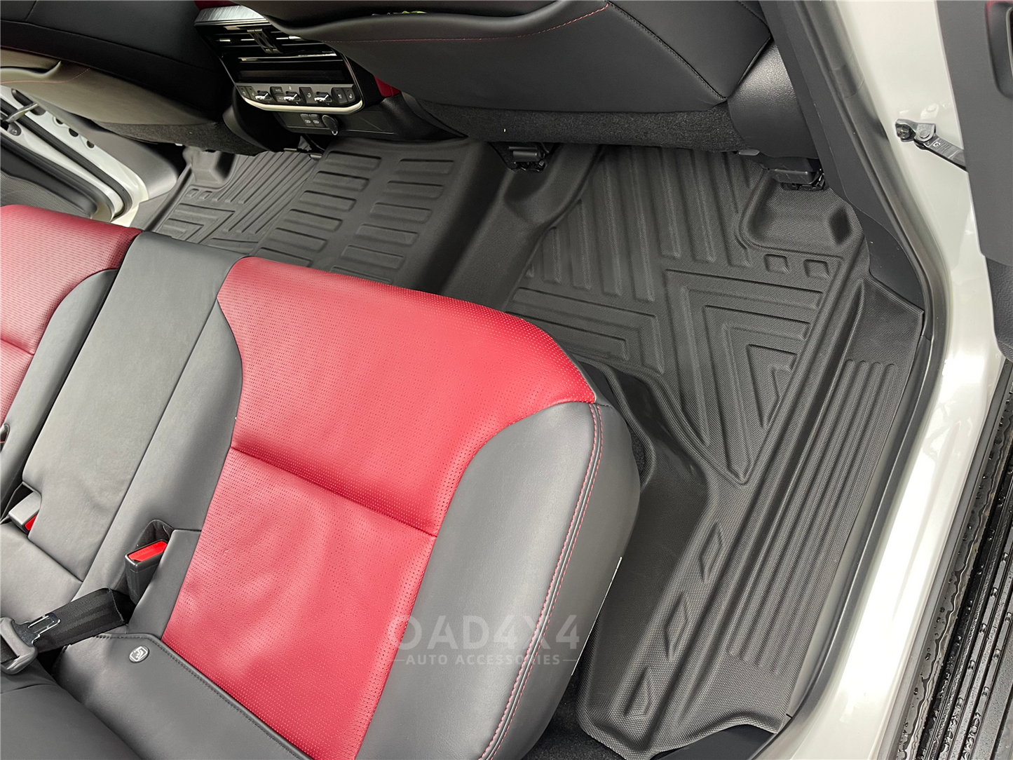 3 Rows 5D TPE Floor Mats for Toyota Land Cruiser 300 7 Seater 2021-Onwards Door Sill Covered Floor Mat Liner for Landcruiser 300 LC300