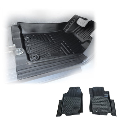 5D TPE Floor Mats for Mitsubishi Triton MQ MR Single / Extra Cab 2015-2024 Door Sill Covered Tailored Car Mats