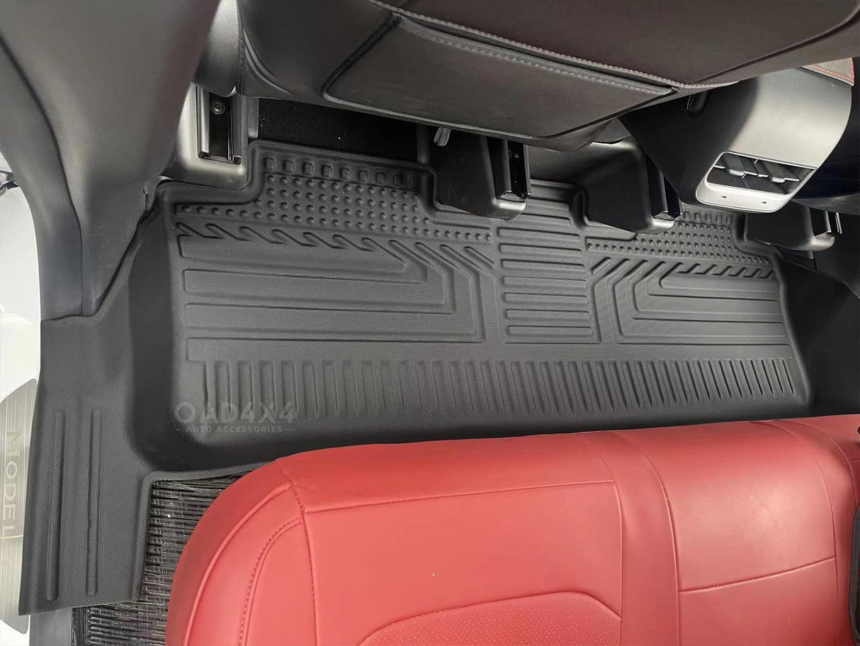 5D TPE Car Floor Mats for Tesla Model Y 2022-2025
