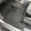 5D TPE Floor Mats for Nissan Navara NP300 D23 Dual Cab 2015-Onwards Without Cup Holder Tailored Door Sill Covered Car Floor Mat Liner