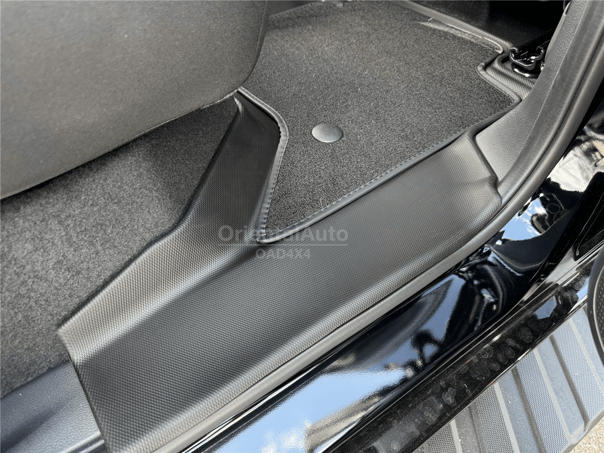 5D Double-Layer Car Floor Mats for Ford Ranger Dual Cab 2022-2024