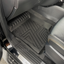 5D Floor Mats & Stainless Steel Door Sills Protector fit Ford Ranger Dual Cab 2011-2022 Tailored TPE Door Sill Covered Floor Mat Liner Car Mats + Stainless Steel Scuff Plates