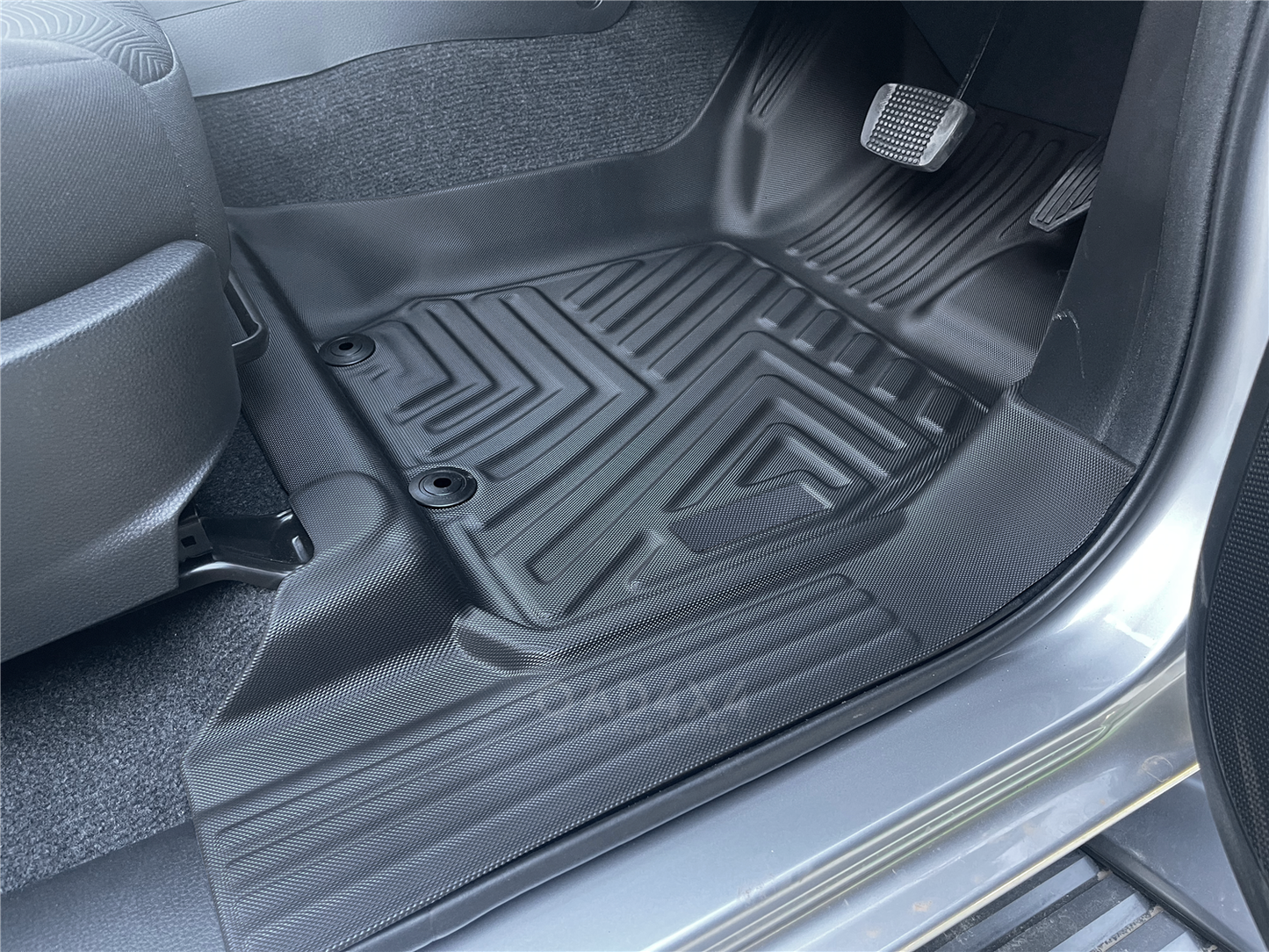5D TPE Floor Mats fit ISUZU D-MAX Single/Extra Cab 2020-Onwards Tailored Door Sill Covered Floor Liner Car Mats for DMAX