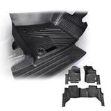 Injection 5D TPE Car Floor Mats for Toyota Hilux Auto Transmission Dual Cab 2015-Onwards
