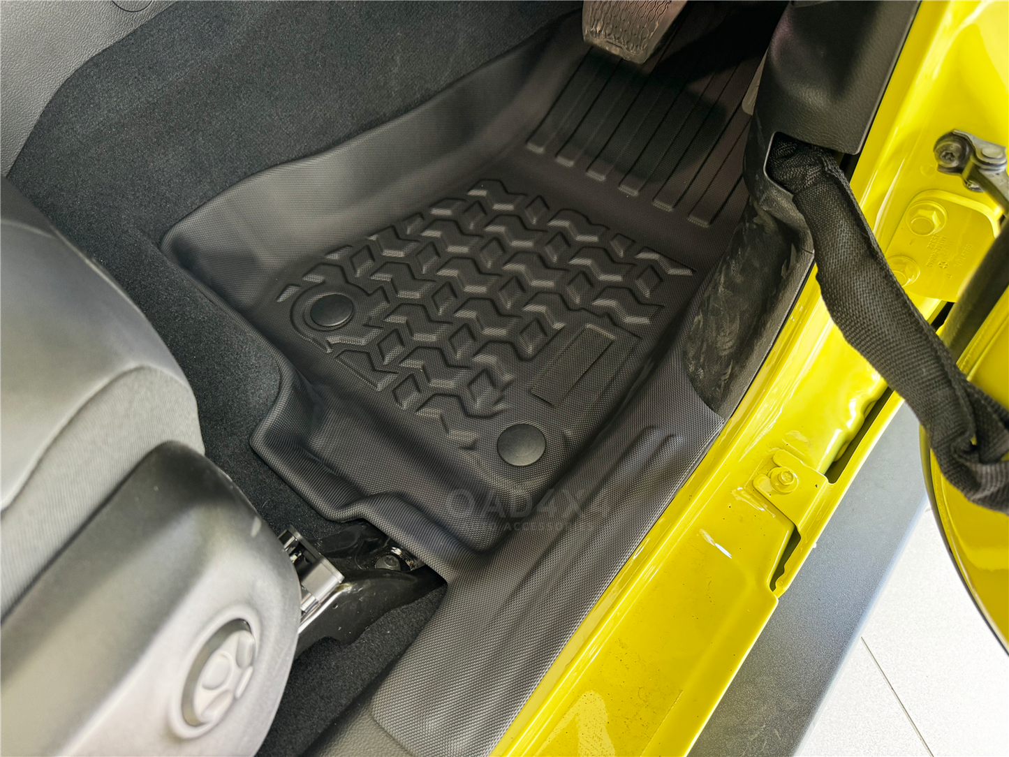 5D TPE Floor Mats for Jeep Gladiator 2020-Onwards Tailored TPE Door Sill Covered Floor Mat Liner
