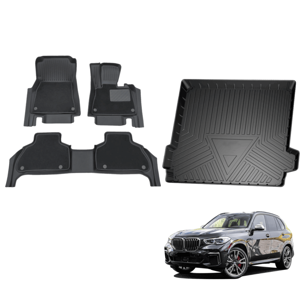 Pre-order 5D Double-Layer Car Floor Mats for BMW X5 G05 2018-Onwards