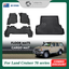 OAD Floor Mats & 3D Cargo Mat Boot Mat for Toyota Landcruiser 76 2012-2023 Tailored TPE 5D Door Sill Covered Floor Mat Liner Land cruiser 76  LC76