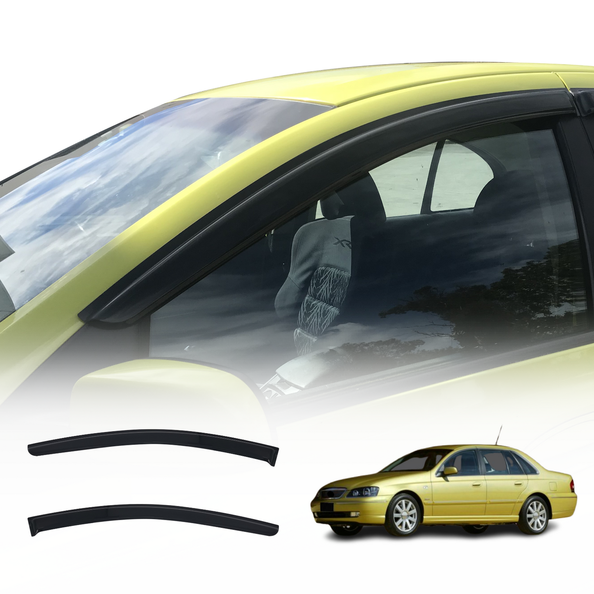 Weather Shields for Ford Fairlane BA BF 2PCS