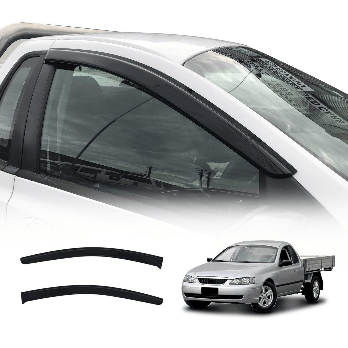 Weather Shields for Ford Falcon Fairmont BA BF 2PCS