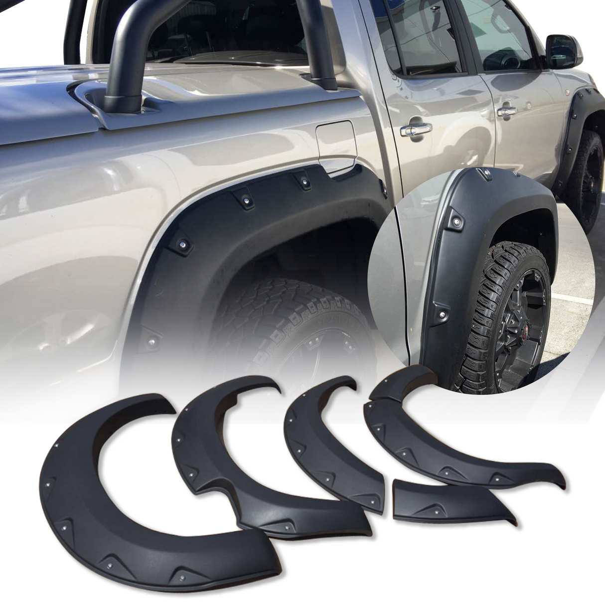 Fender Flares for Nissan Navara NP300 D23 Dual Cab 2015-2018 #Pick Up Only