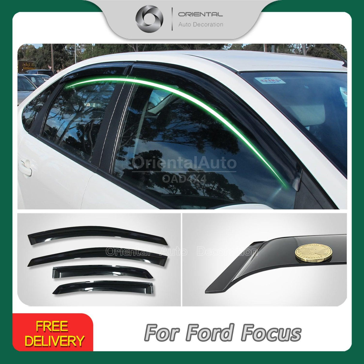 Weather Shields for Ford Focus 2005-2011