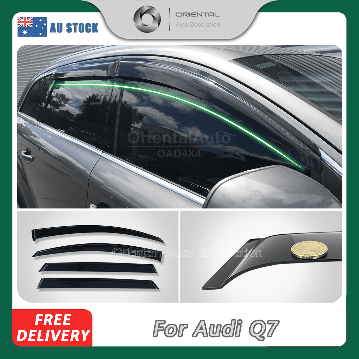 Weather Shields for Audi Q7 2006-2015