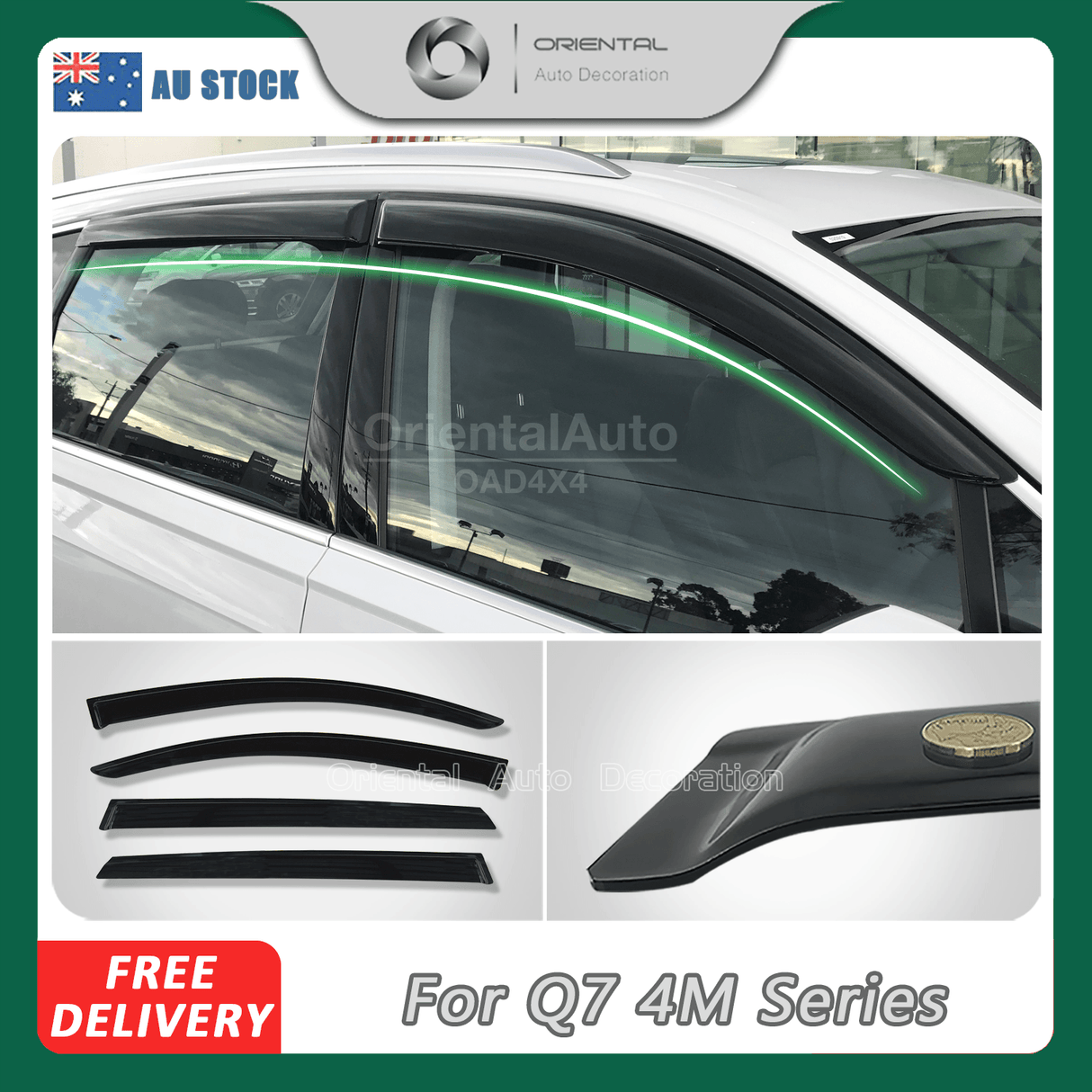 Weather Shields for Audi Q7 SQ7 4M Series 2015-Onwards