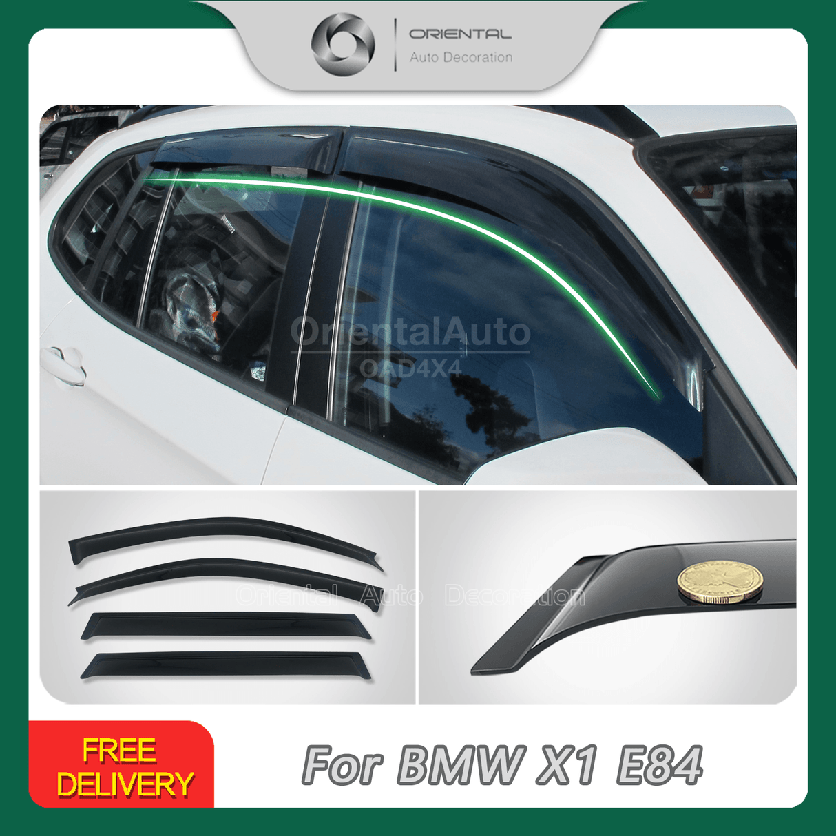 Weather Shields for BMW X1 E84 Series 2010-2015