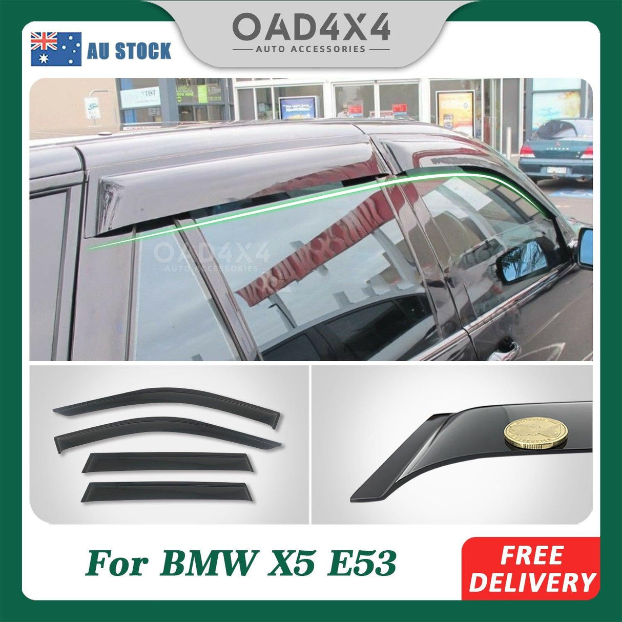 Weather Shields for BMW X5 E53 Series 2000-2006