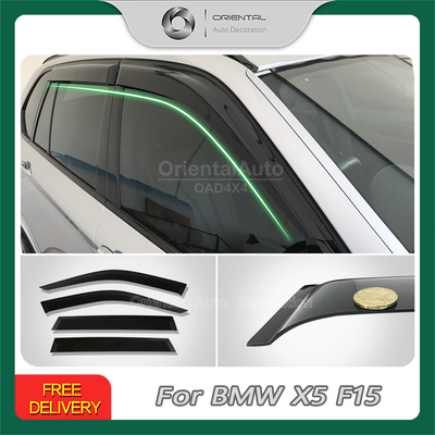 Premium Weathershields Weather Shields Window Visor For BMW X5 F15 wagon 2013-2018