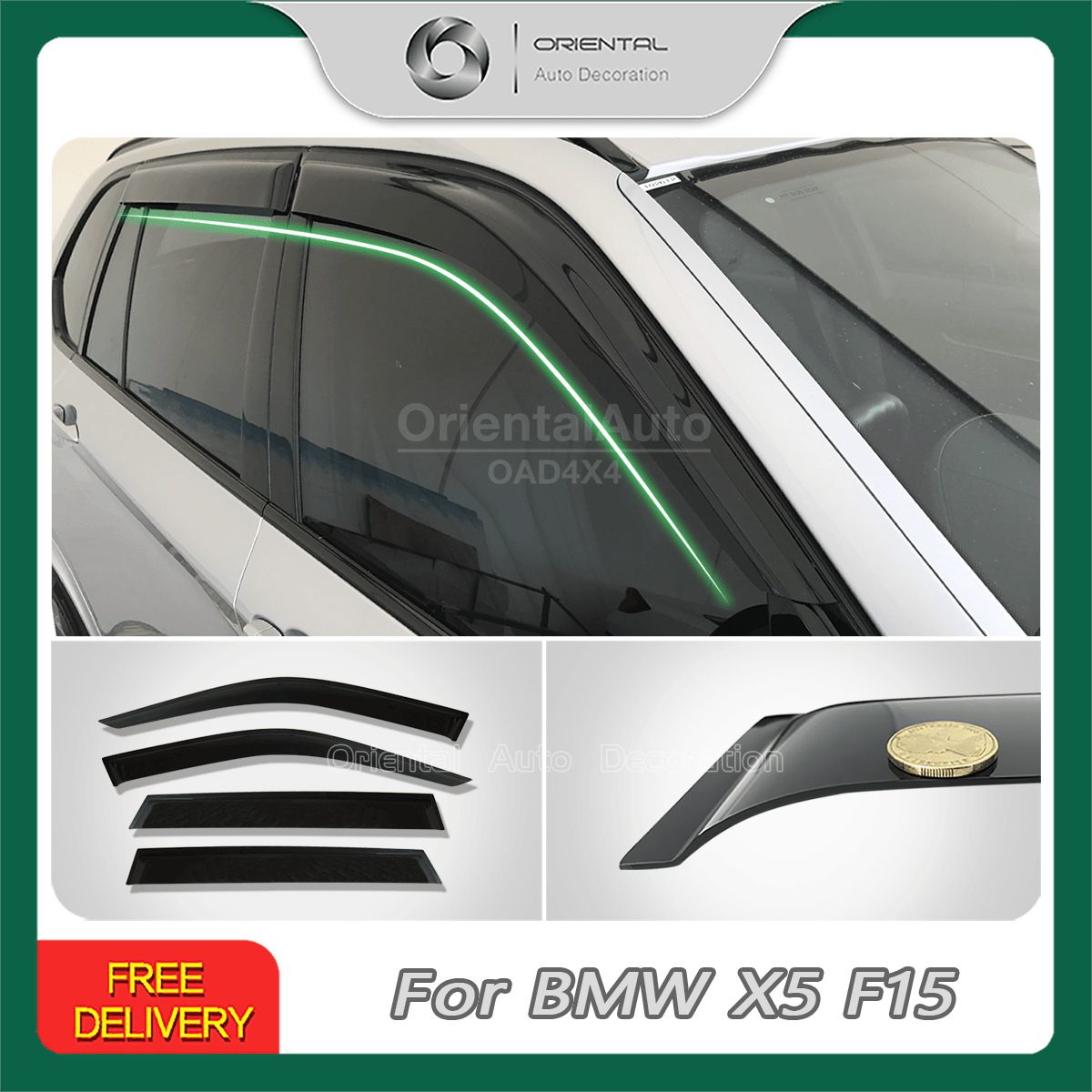 Weather Shields for BMW X5 F15 Series Wagon 2013-2018
