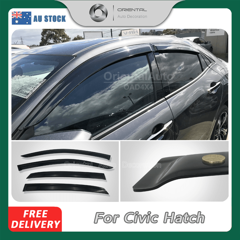 Weather Shields for Honda Civic Hatch 10th Gen 2017-2021