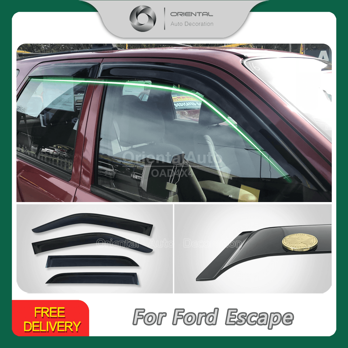Weather Shields for Ford Escape 2001-2012