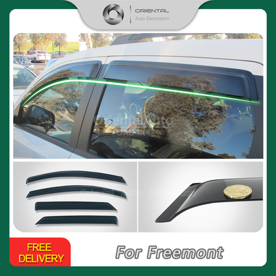 Premium Weathershields Weather Shields Window Visor For Fiat Freemont JF 2013-2019