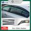 Premium Weathershields Weather Shields Window Visor For Honda Civic Sedan 2012-2016 Mugen