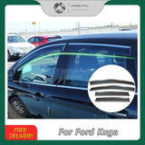 Stainless Edge Weather Shields for Ford Kuga TF Series 2013-2016