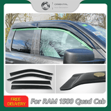 Weather Shields for RAM 1500 DS Series Quad Cab 2017-2022