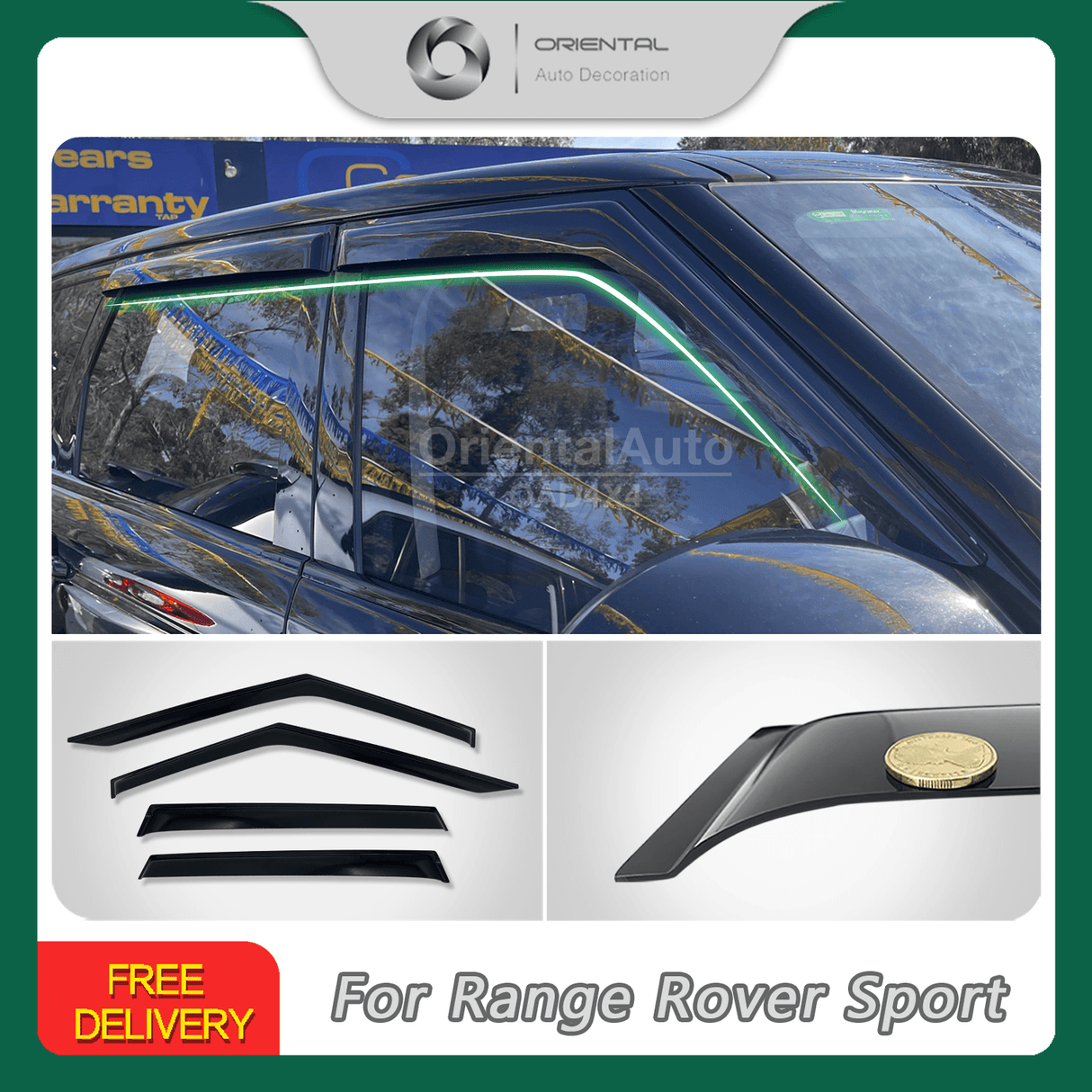Weather Shields for Land Rover Range Rover Sport L494 2013-2022