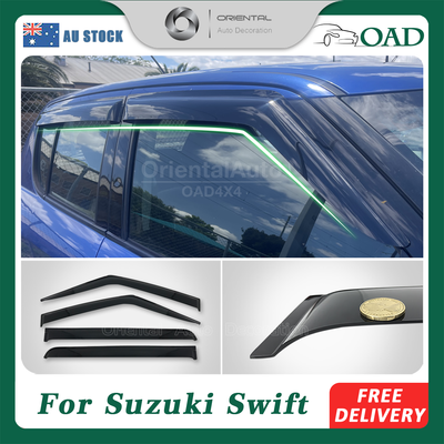 Premium Weather Shields for Suzuki Swift FZ Series 2011-2017 Weathershields Window Visors