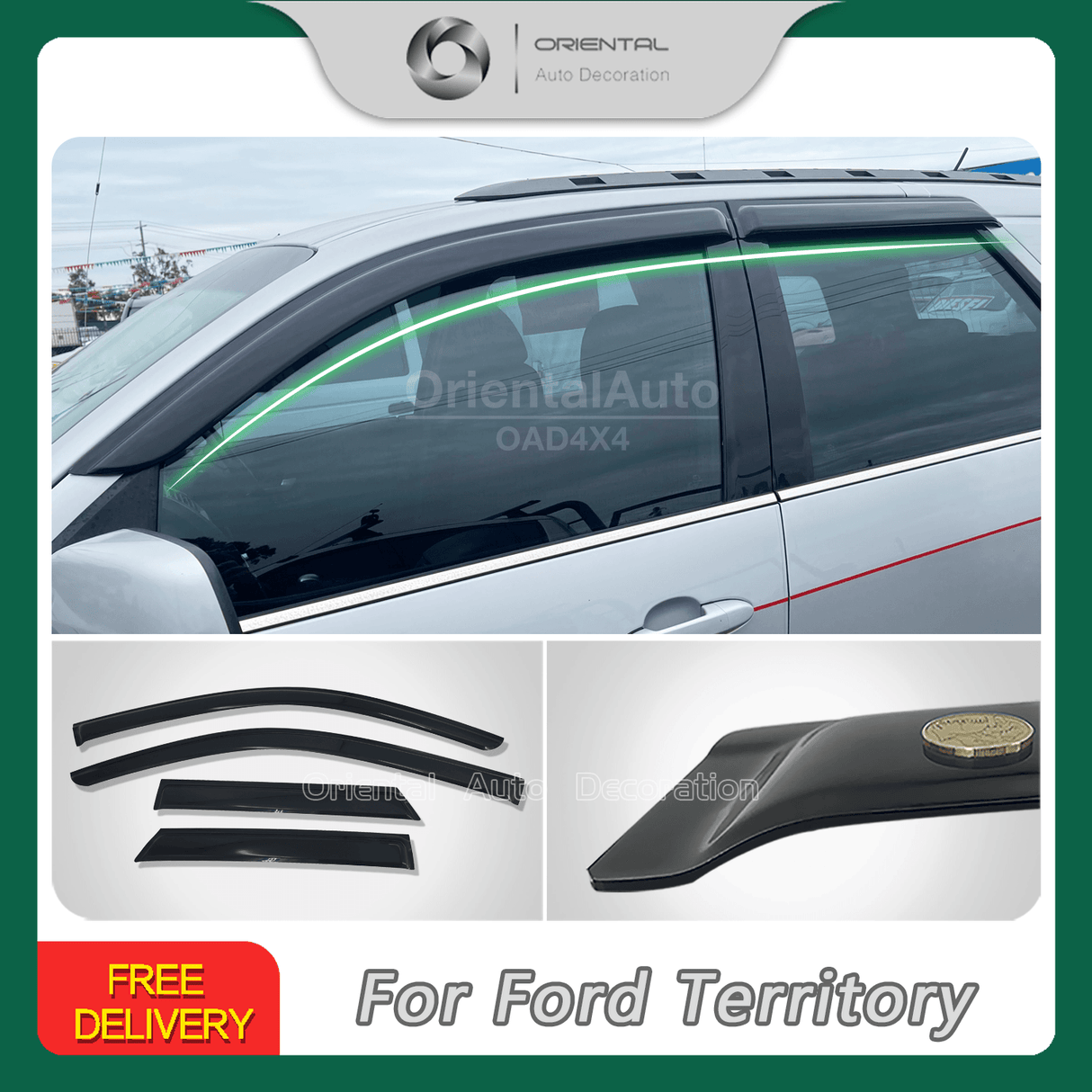 Weather Shields for Ford Territory 2004-2016
