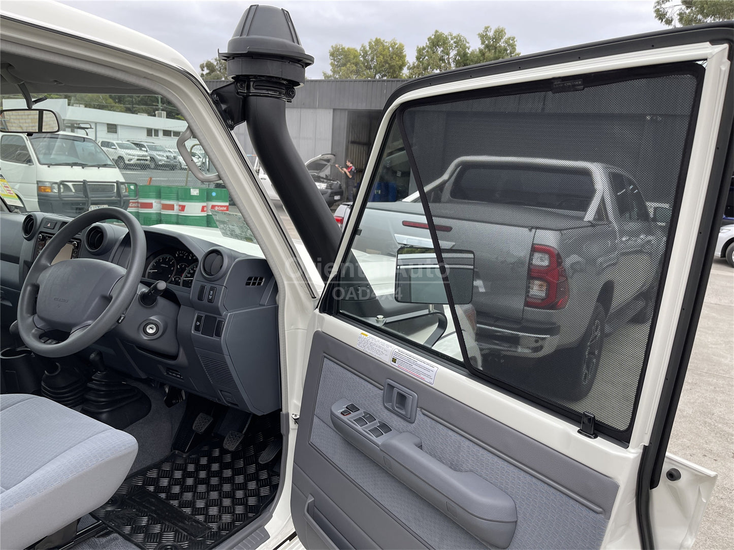 6PCS Magnetic Sun Shade for Toyota LandCruiser Land Cruiser 76 LC76 Window Sun Shades UV Protection Mesh Cover