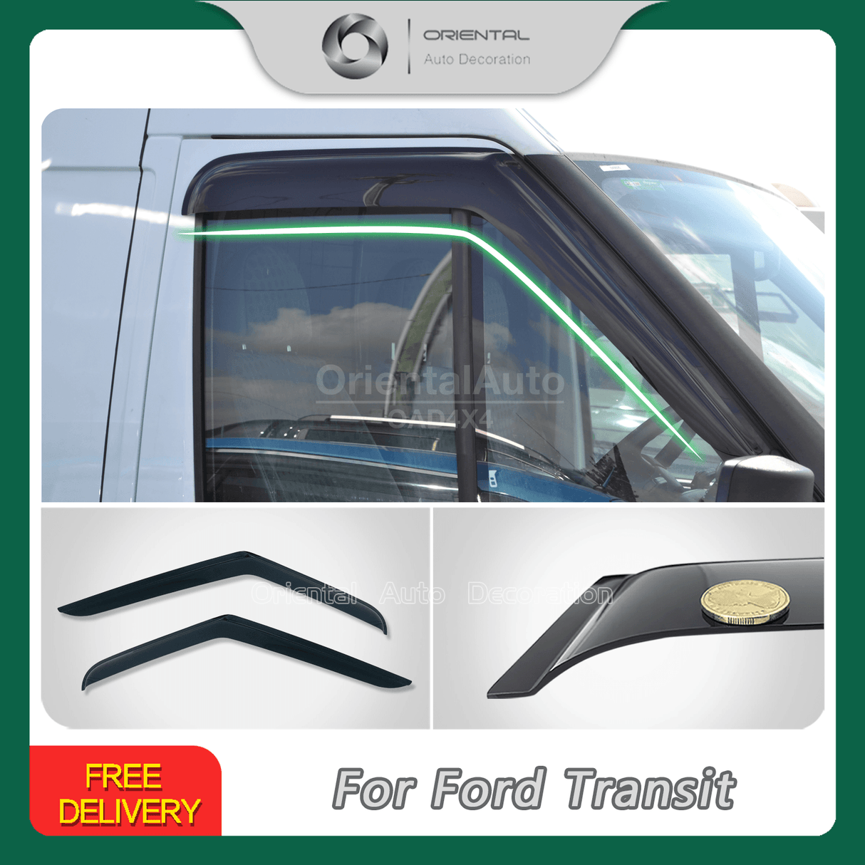 Weather Shields for Ford Transit VM Series 2006-2013