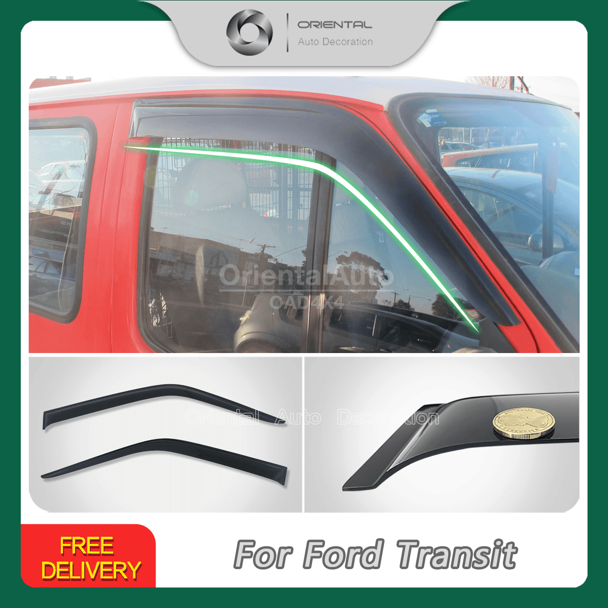 Weather Shields for Ford Transit VG 1997-2000